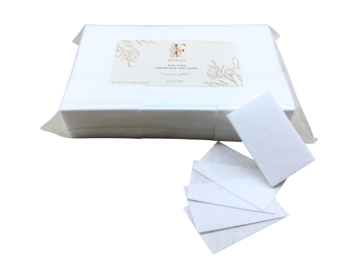 Compressas de Algodão Sem Fiapos para Unhas – Florani (600 unid.)