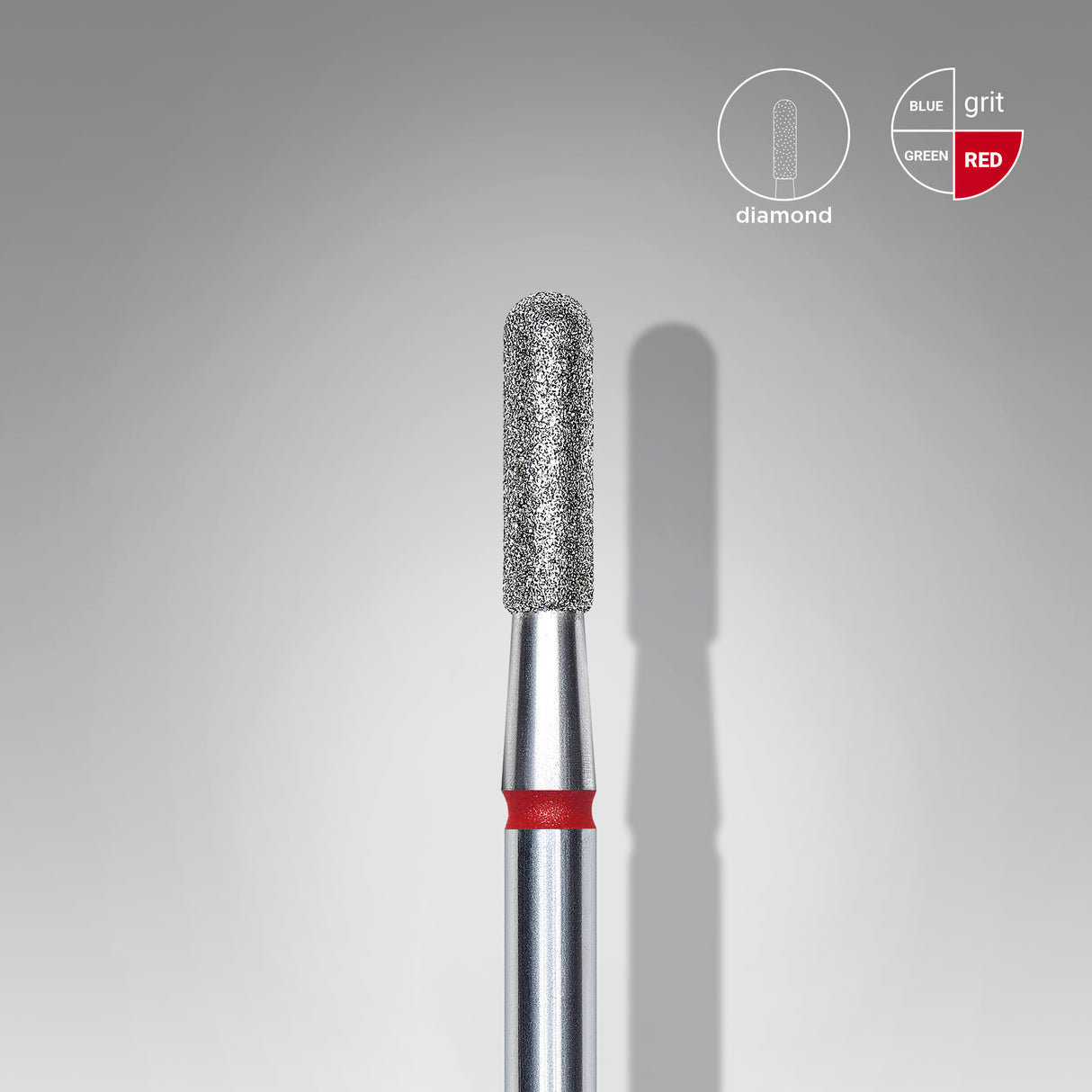 Ponteira Cilíndrica Arredondada Vermelha - EXPERT