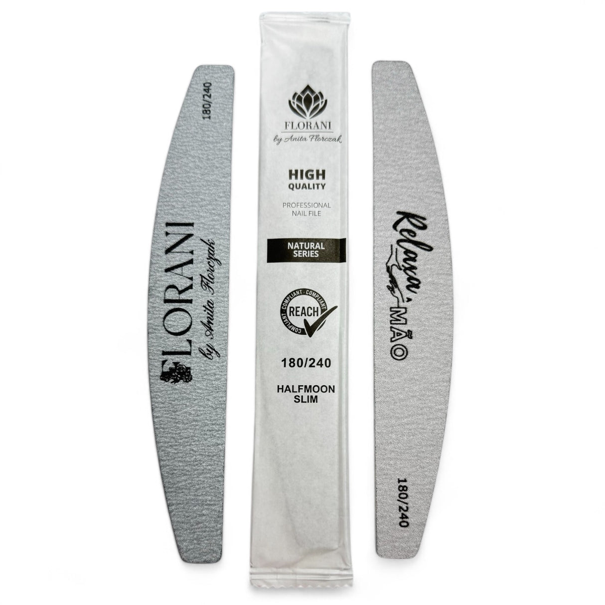 Limas Descartáveis SLIM Natural Manicure/Pedicure