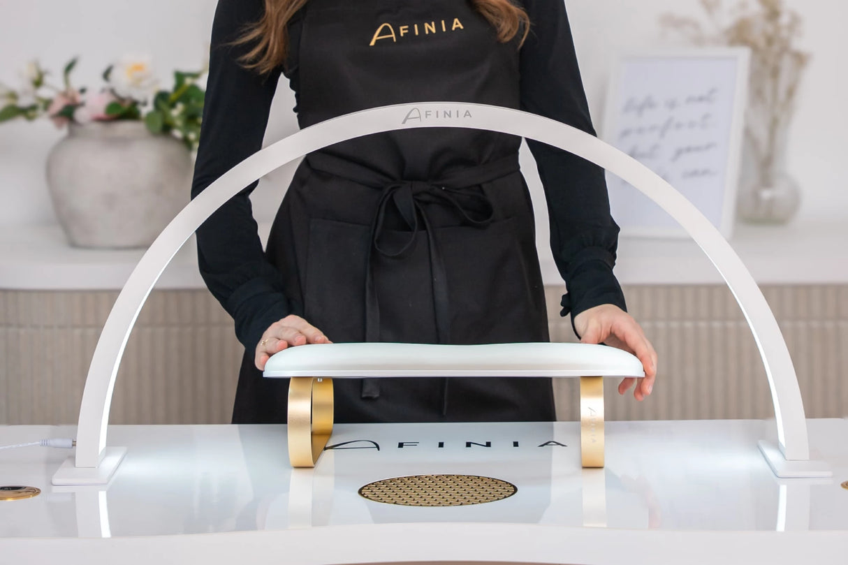 Apoio de mão Afinia Luna - Creme