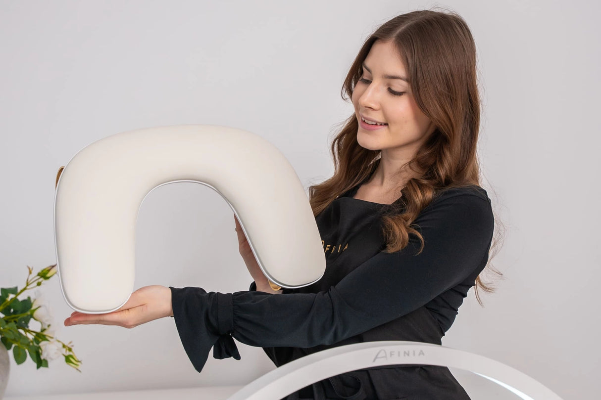 Apoio de mão Afinia Luna - Creme