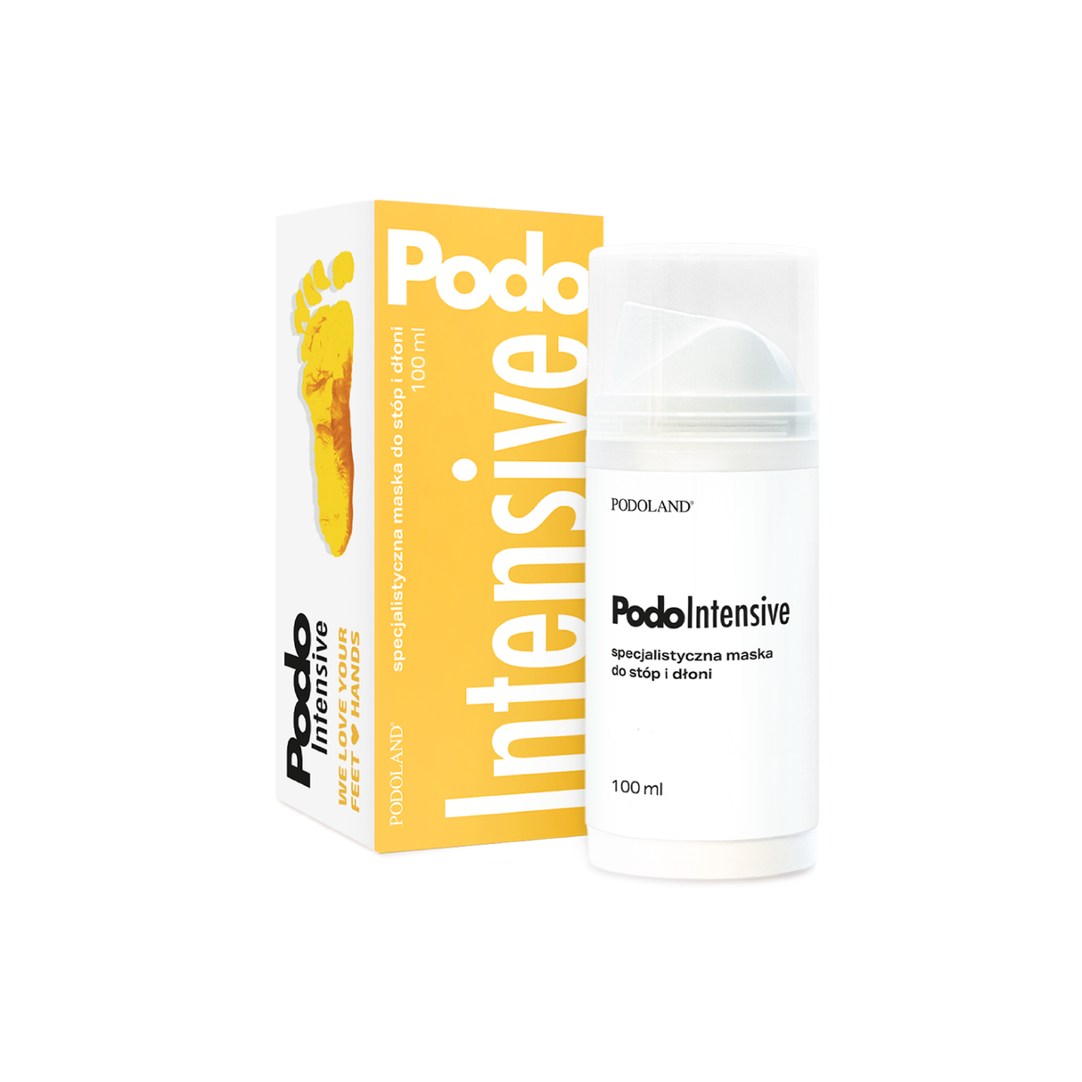 PodoIntensivo máscara especializada para pés e mãos 100 ml