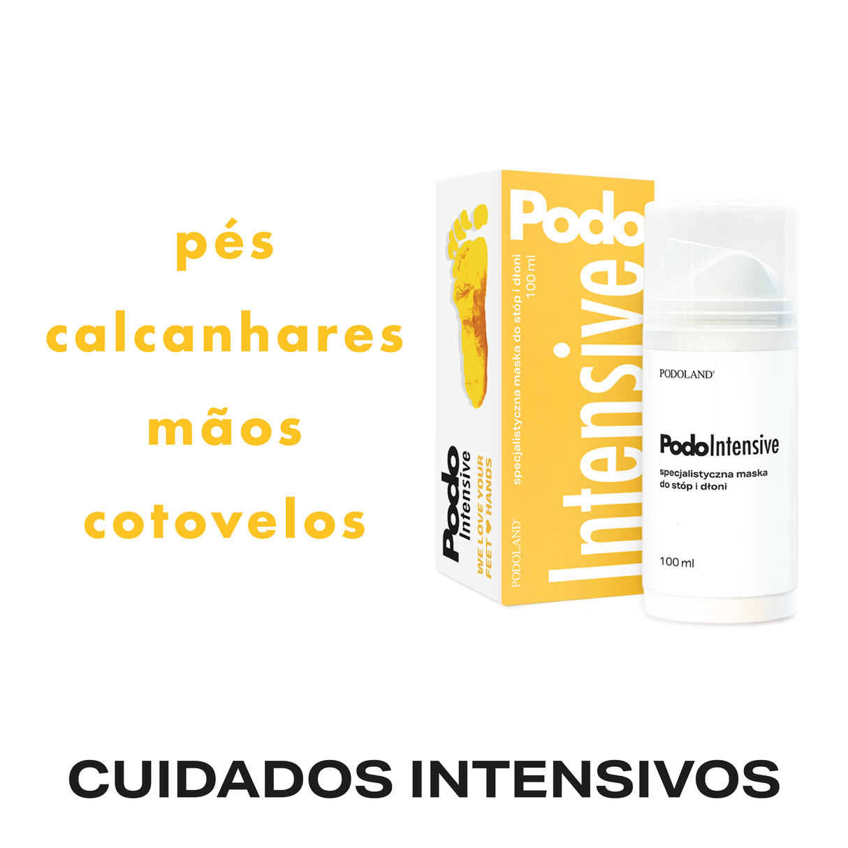 PodoIntensivo máscara especializada para pés e mãos 100 ml