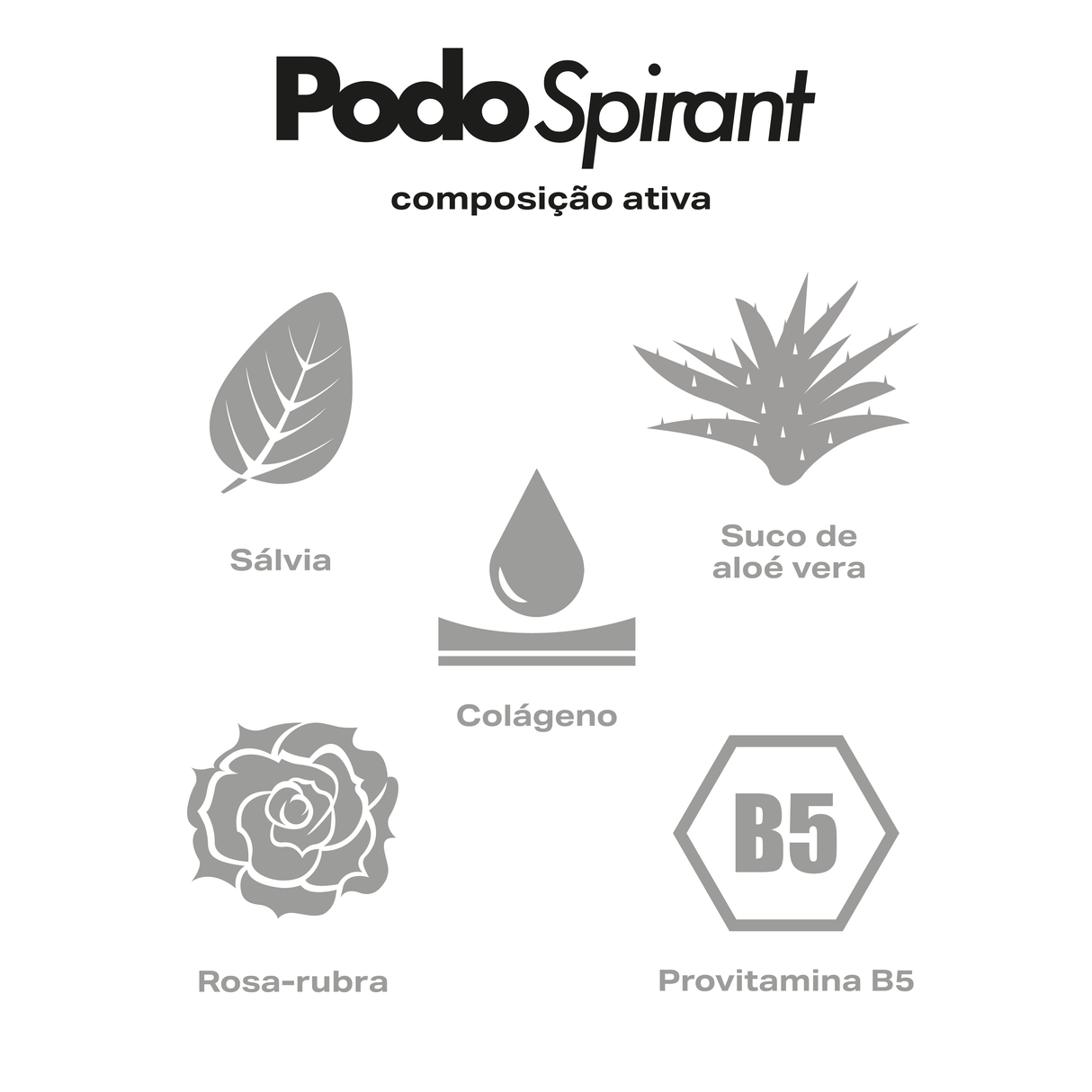 PodoSpirant proteção contra a transpiração 50 ml