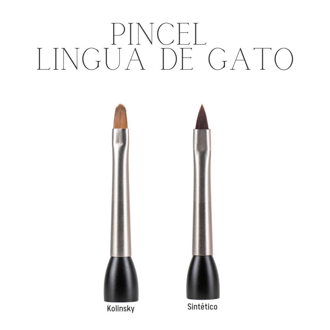 Ponta do Pincel Nail Arte Wet on Wet sintético - Nº 4 Lingua de Gato