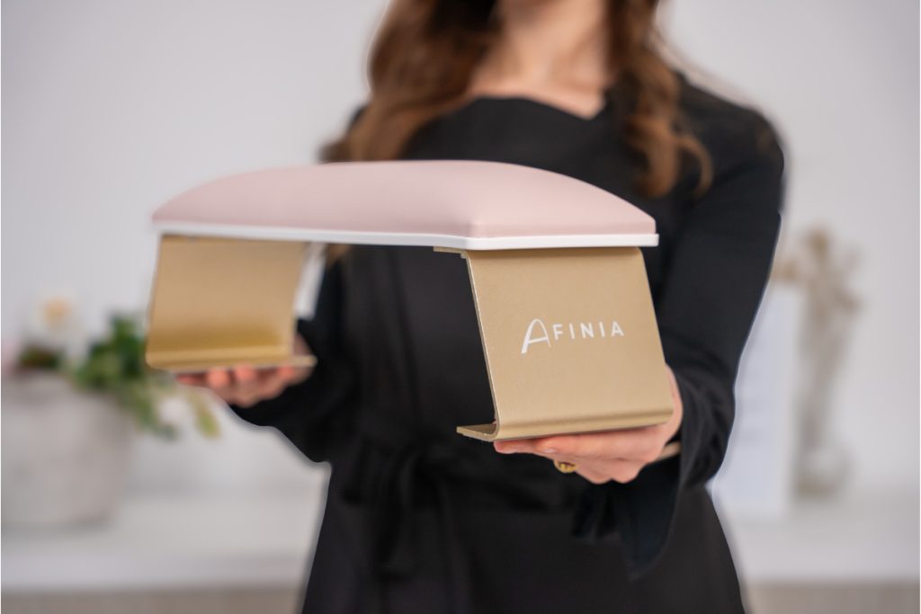 Apoio de mão Afinia Comfort - Rosa