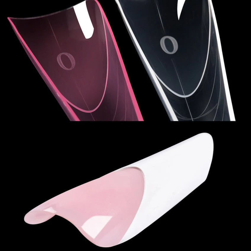 Moldes F1 Dual Form Francesa com Bordas - 150 Pçs