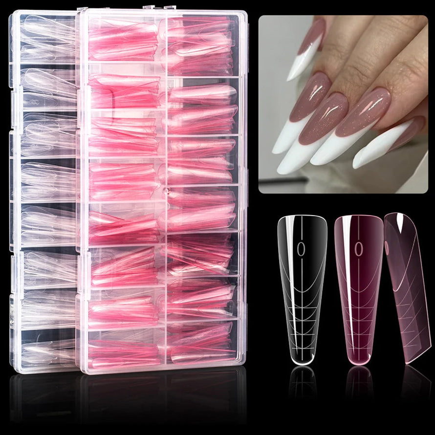 Moldes F1 Dual Form Francesa com Bordas - 150 Pçs