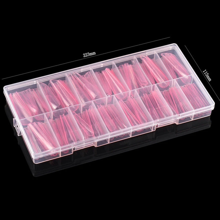 Moldes F1 Dual Form Francesa com Bordas - 150 Pçs