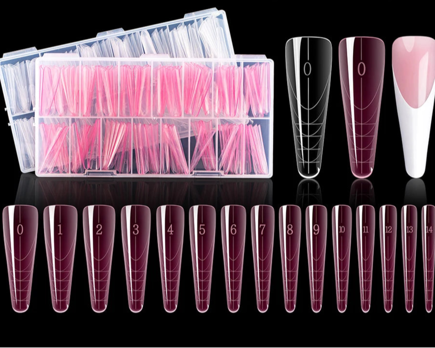 Moldes F1 Dual Form Francesa com Bordas - 150 Pçs