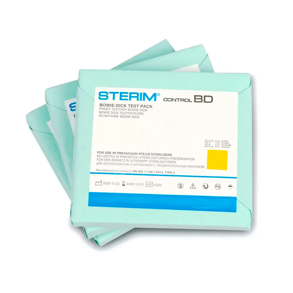 STERIM® Pacote de Teste Bowie & Dick para Controlo de Esterilização a Vapor