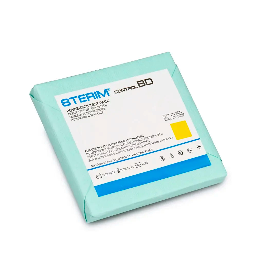 STERIM® Pacote de Teste Bowie & Dick para Controlo de Esterilização a Vapor