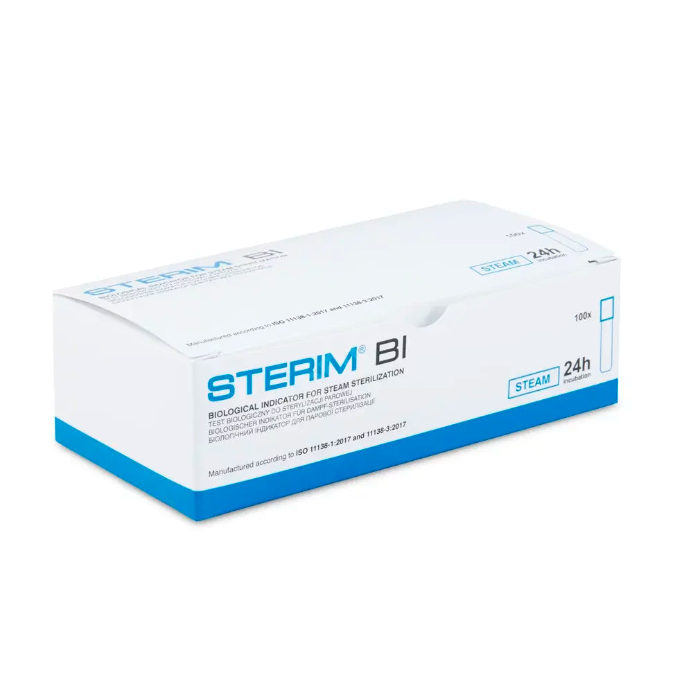 STERIM® Testes Biológicos em Ampola para Esterilização a Vapor (Resultados em 24h) 25 unid.