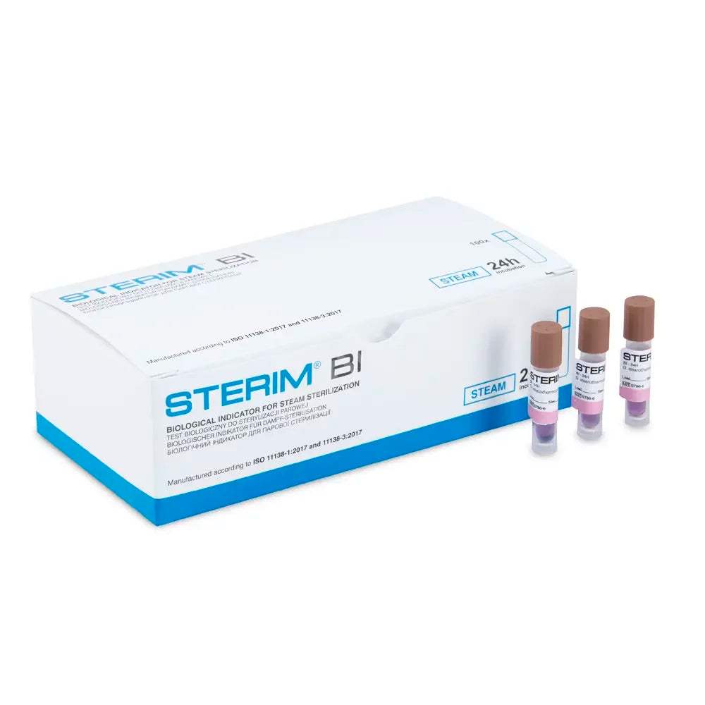 STERIM® Testes Biológicos em Ampola para Esterilização a Vapor (Resultados em 24h) 25 unid.