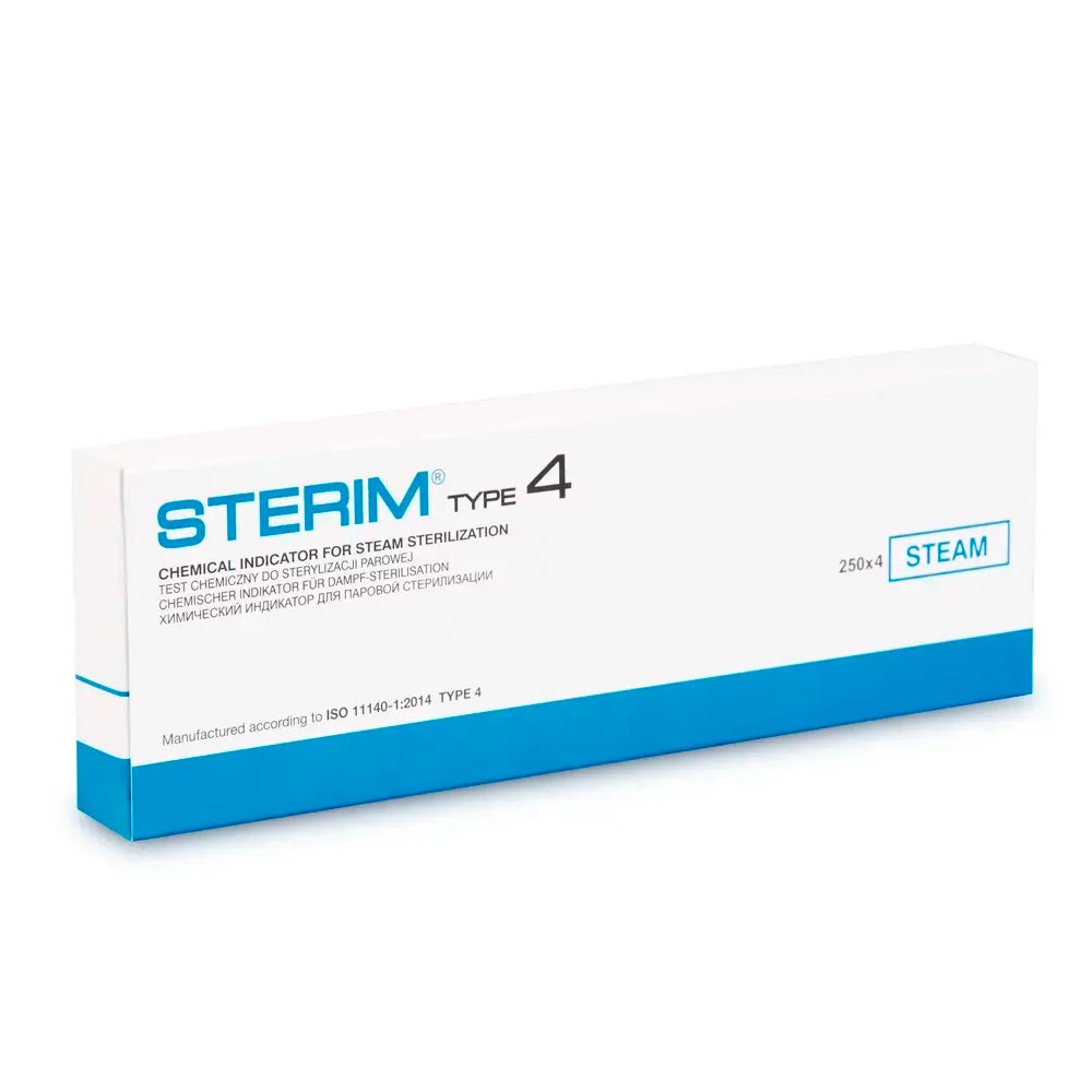 STERIM® Testes Químicos Tipo 4 para Controlo de Esterilização a Vapor - 1000 unid.