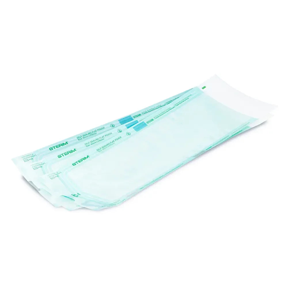 Bolsas de Esterilização Papel + Filme STERIM® – Autosselantes, 200 unid. 90x230mm