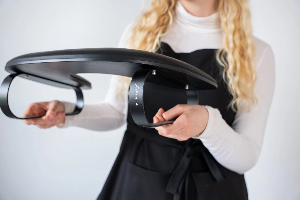 Apoio de mão Afinia Luna - Preto