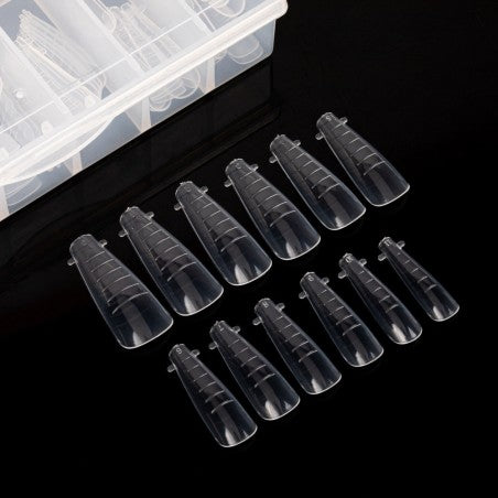 Moldes F1 para Construção de Unhas com Medidas MollyLac Ballerina YQ-3 – 120 unid.