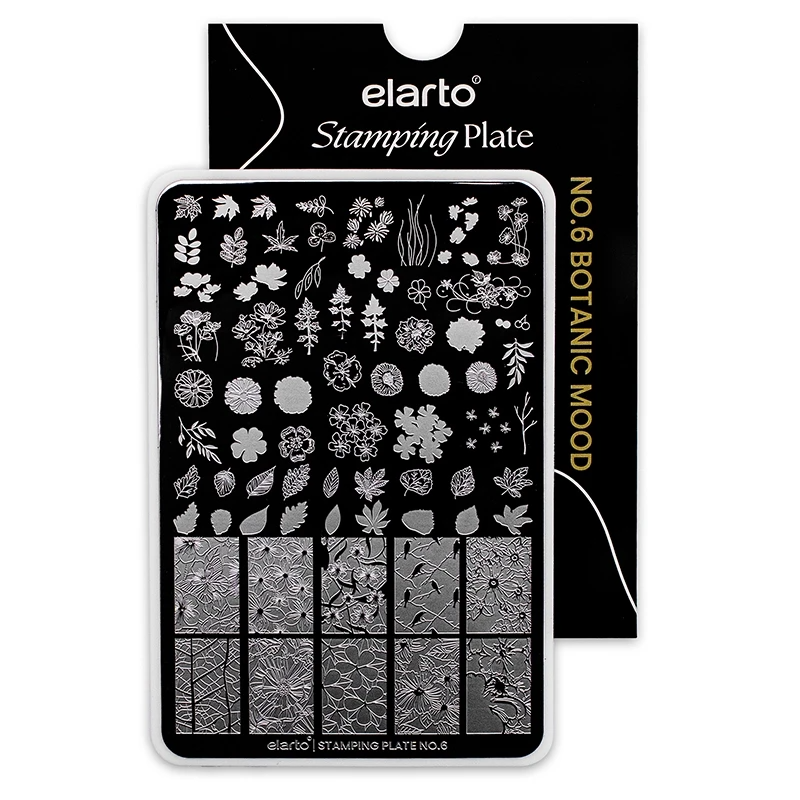 Placa de estampagem nº 6 - Botanic Mood