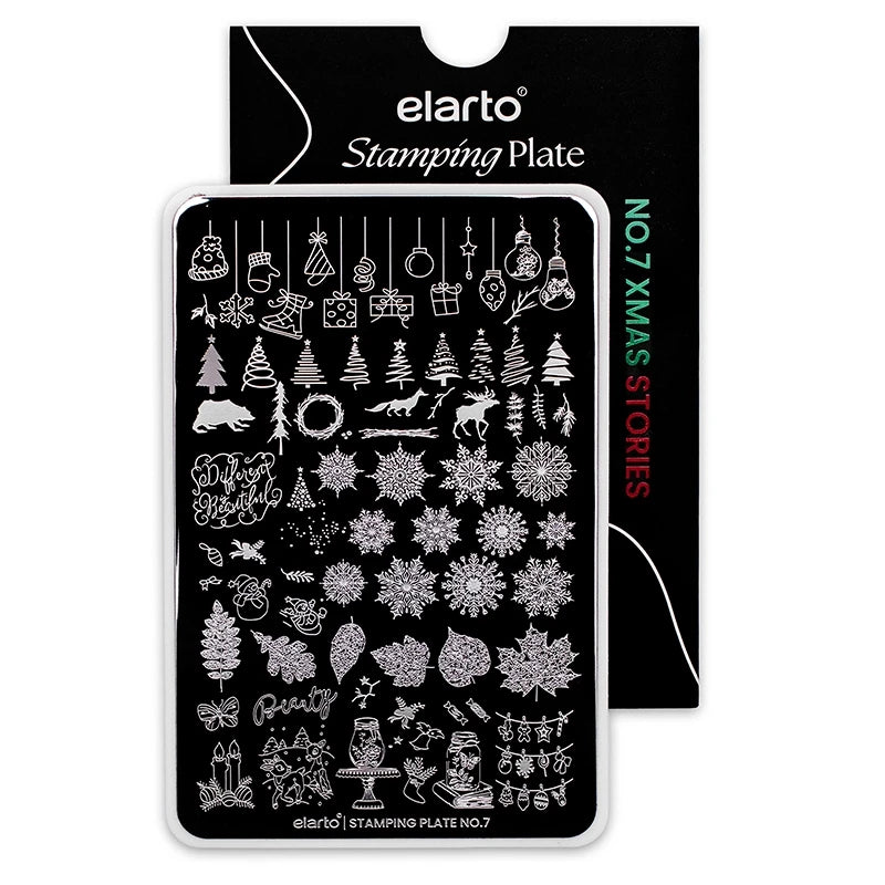 Placa de estampagem nº 7 - Xmas Stories