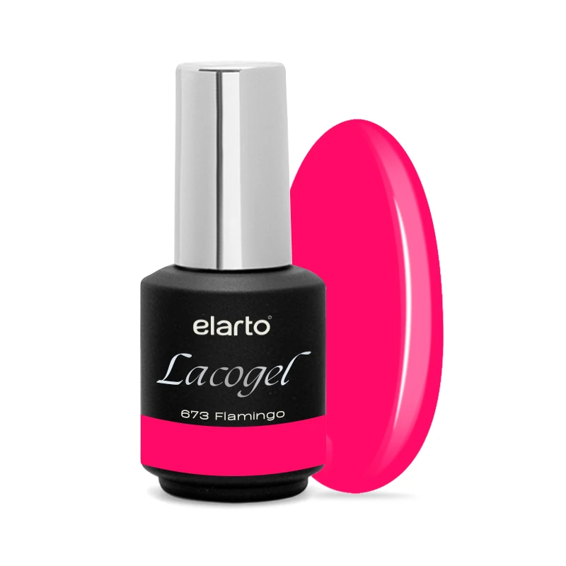 Verniz Gel Lacogel Flamingo 673 - 7ml