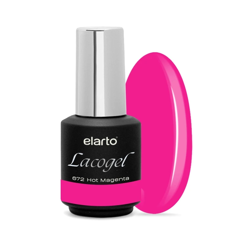 Verniz Gel Lacogel Hot Magenta 672 - 7ml