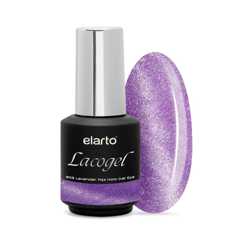 Verniz Gel Lacogel Lavender Fizz Holo Cat Eye 903 - 7ml