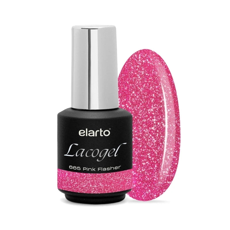 Verniz Gel Lacogel Pink Flasher 665 - 7ml