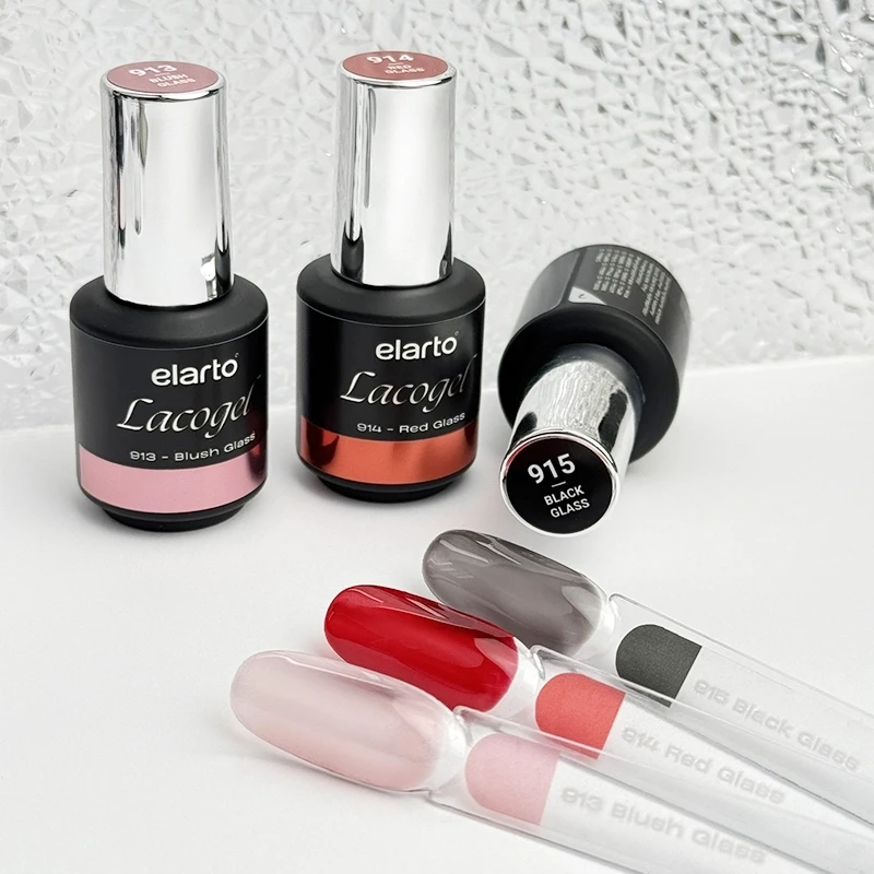 Verniz Gel Lacogel 914 Red Glass - 7ml