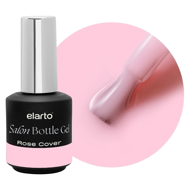 Salon Bottle Gel Rose Cover 15ml