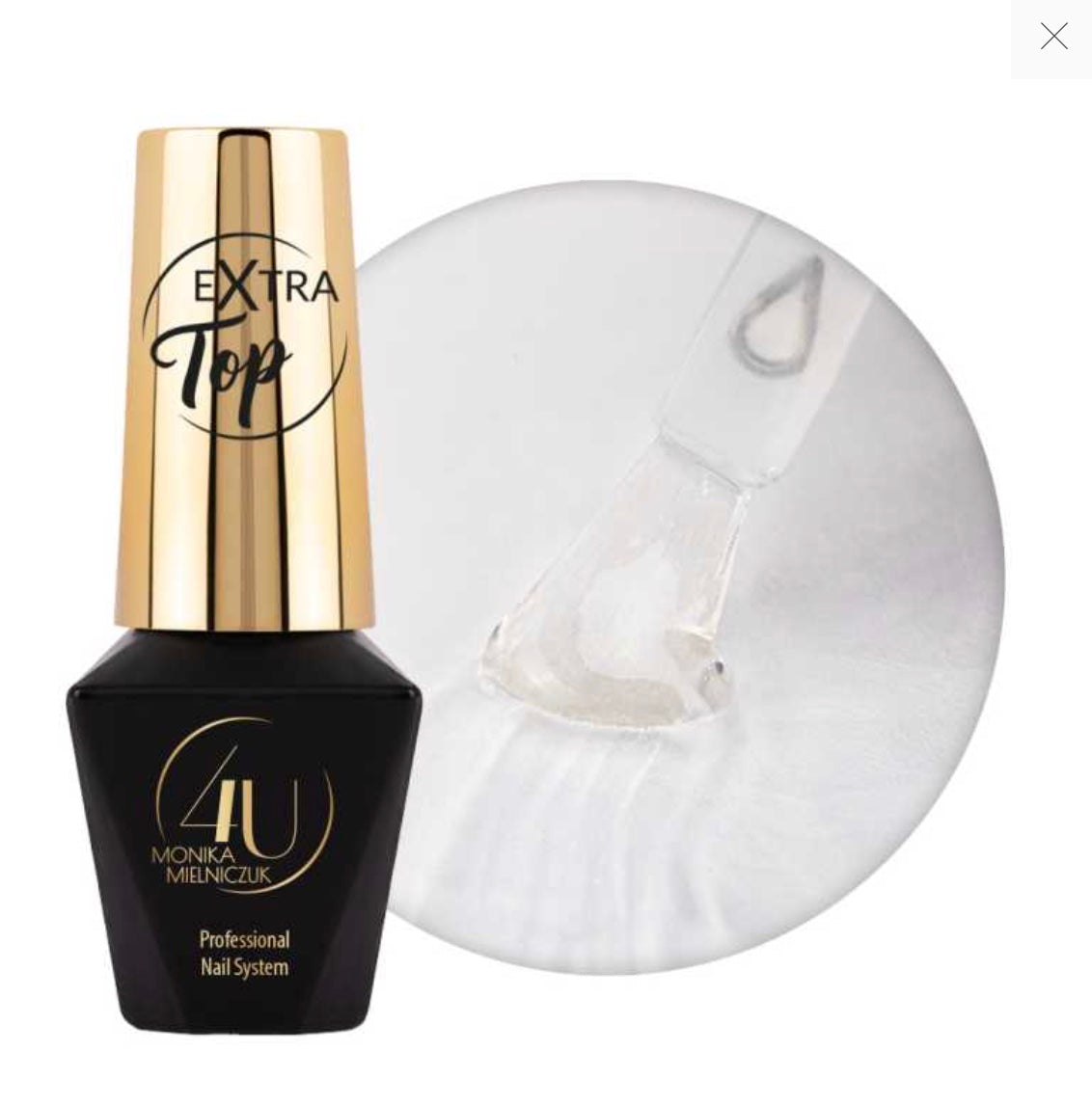 Extra Top 4U - Top Coat sem goma - No Wipe - Molly Lac 10g