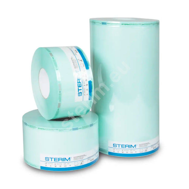 STERIM® Rolos/Mangas Papel-Filme Planos para Esterilização (Sem Fole) 150mm x 200mm