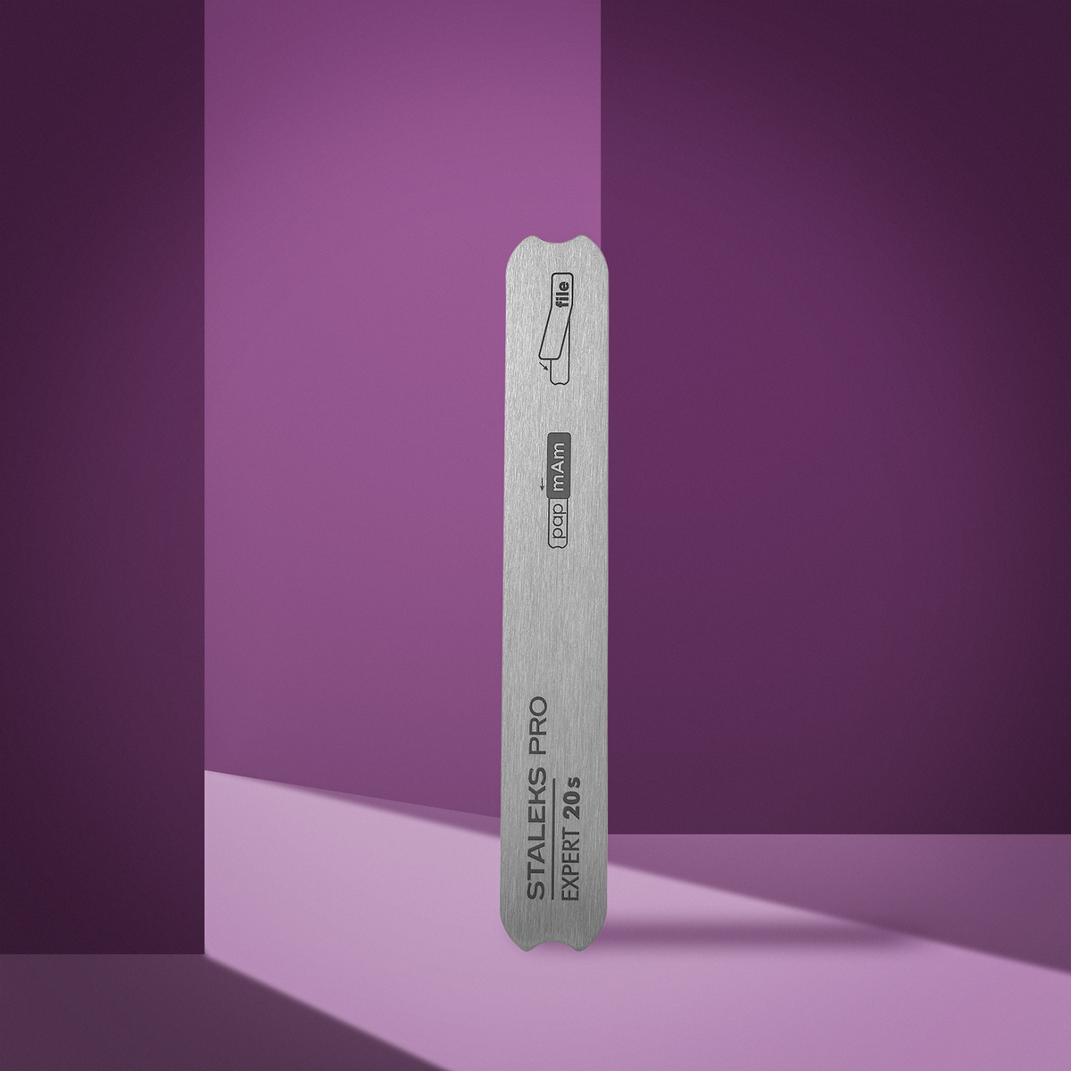 Base metálica reta para lima de unha EXPERT 20s (130 mm)