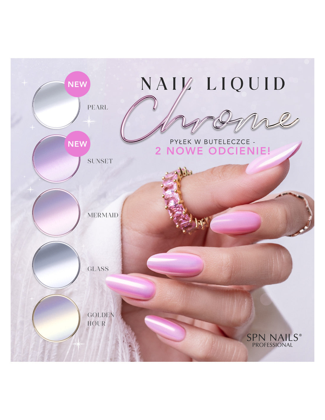 Nail Liquid Chrome Pearl 8ml