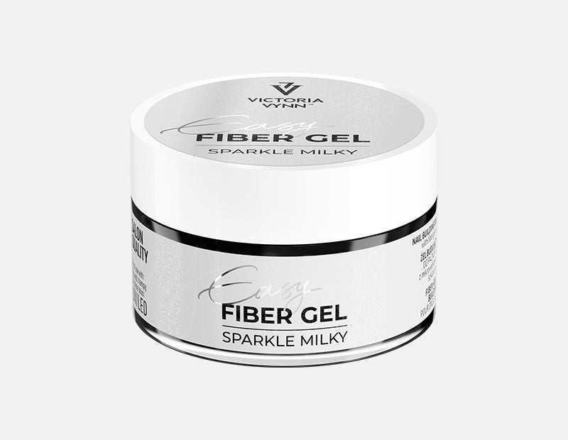 Easy Fiber Gel Victoria Vynn Sparkle White 15ml