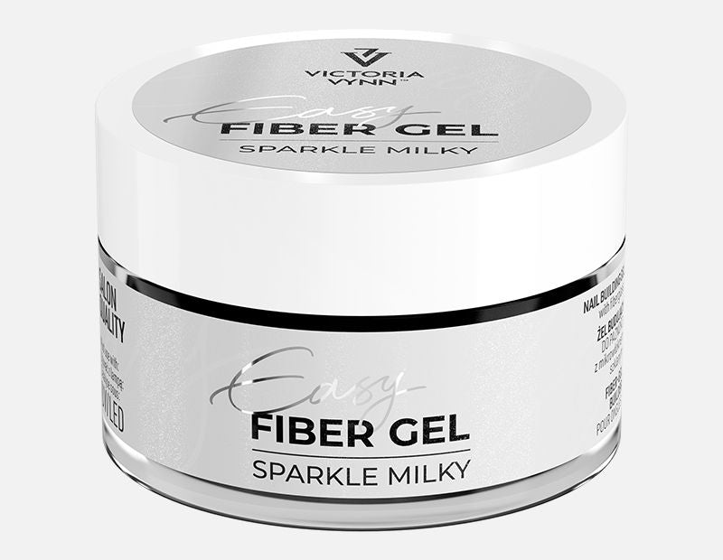 Easy Fiber Gel Sparkle White 50ml - Victoria Vynn