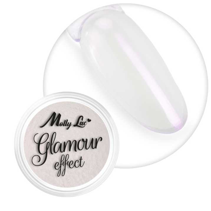 Pó para unhas Glamour Effect Purple Nº 4