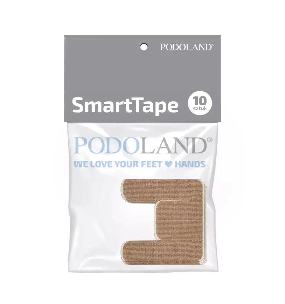 SmartTape - Fita Podológica Pré-Cortada para Proteção e Descarga - 10 unidades