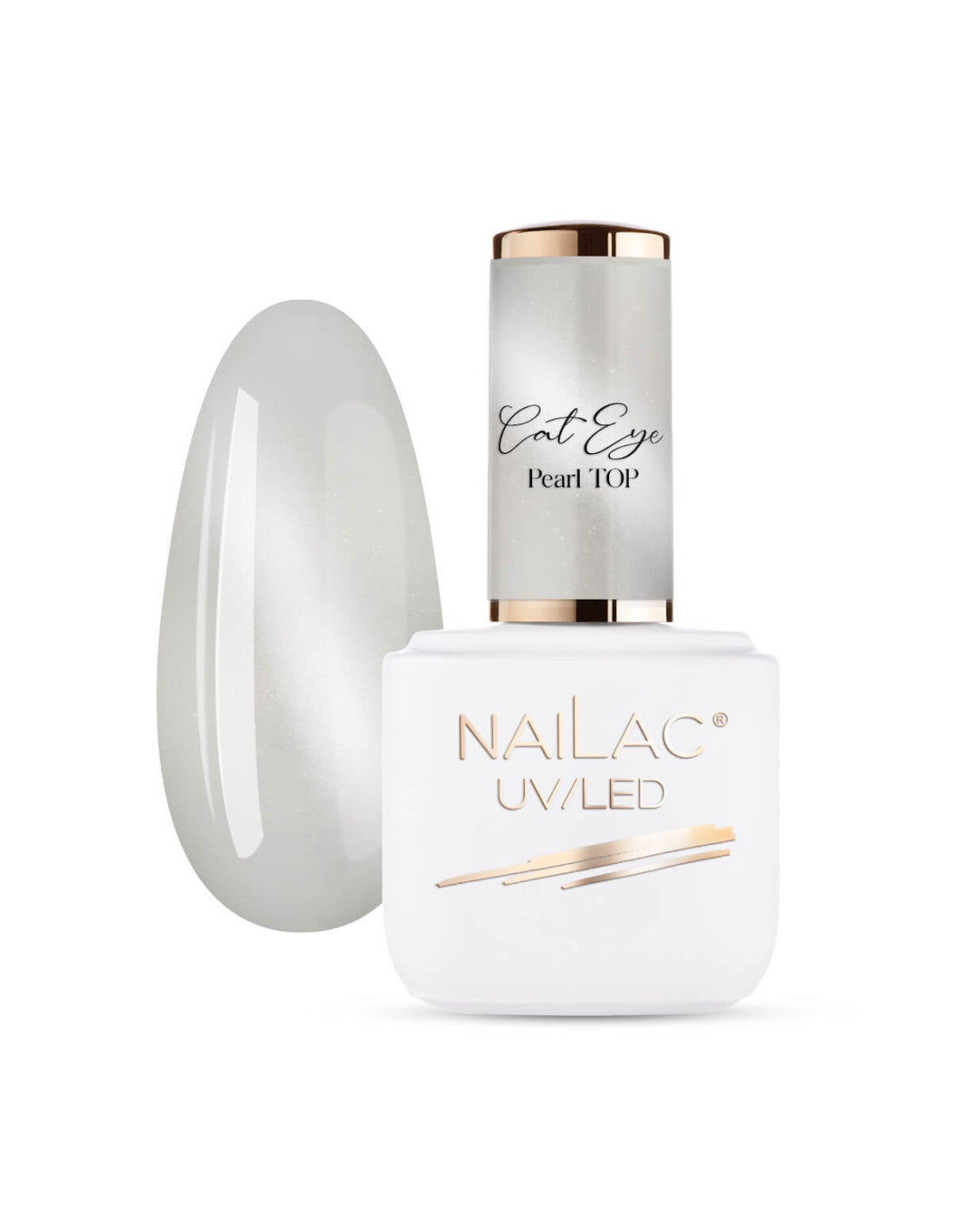 Top Coat Cat Eye Pearl Top Nailac 7ml
