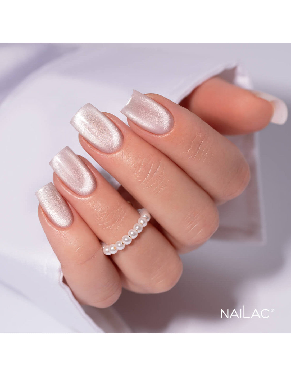 Top Coat Cat Eye Pearl Top Nailac 7ml