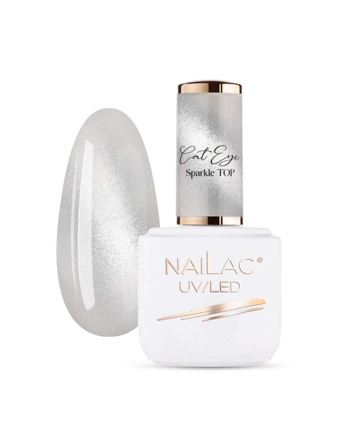 Top Coat Cat Eye Sparkle Top Nailac 7ml