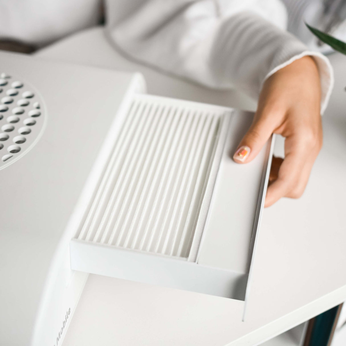 Aspirador unhas AFINIA Portátil | Aspirador de Unha | Aspirador de pó | Aspirador para unhas | Aspirador para mesa de manicure