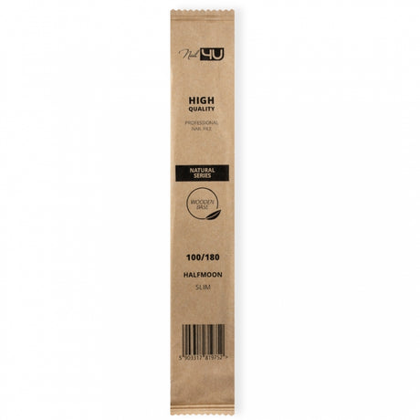 Lima de Unhas Natural Slim Meia Lua 100/180 | 50 Unidades | Nail4U