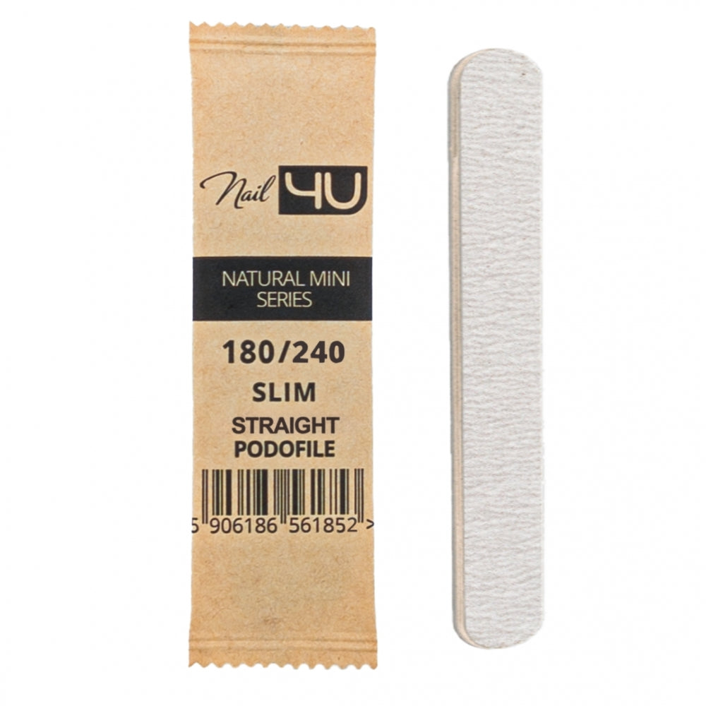 Lima Podofile Slim Reta 180/240 | 50 Unidades | Nail4U