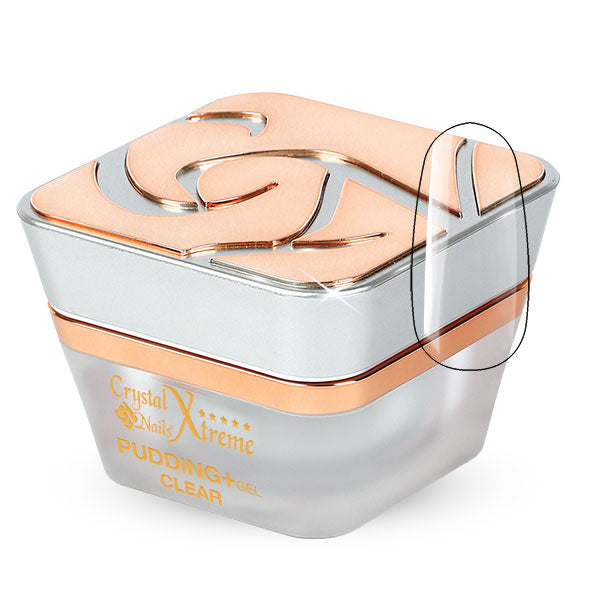 Gel de Construção XTREME PUDDING+ CLEAR 50ml - Crystal Nails