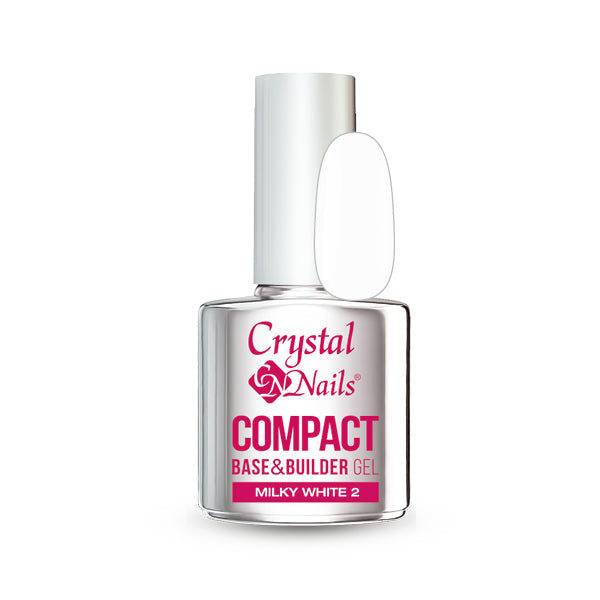 Gel Base Compact - Milky White 2 13 ml - Crystal Nails