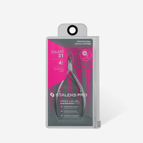 Alicate Profissional de Cutículas SMART 31 4mm Staleks Pro