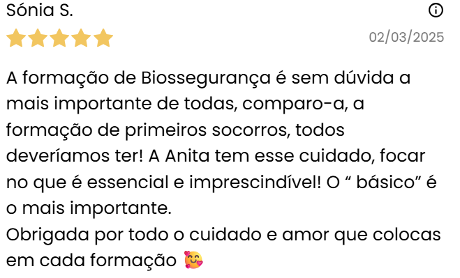 Novo Curso da Biossegurança Online 2025