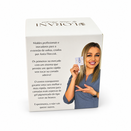 Moldes para Unhas Fast & Easy by Anita Florczak | 250 Unidades | Florani