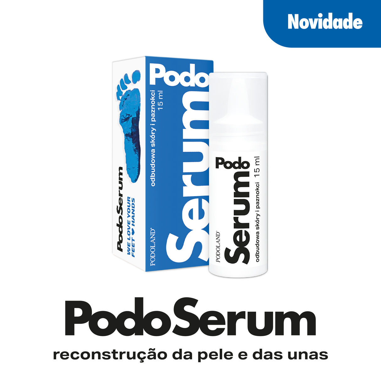 PodoSerum reconstrução da pele e das unhas 15ml